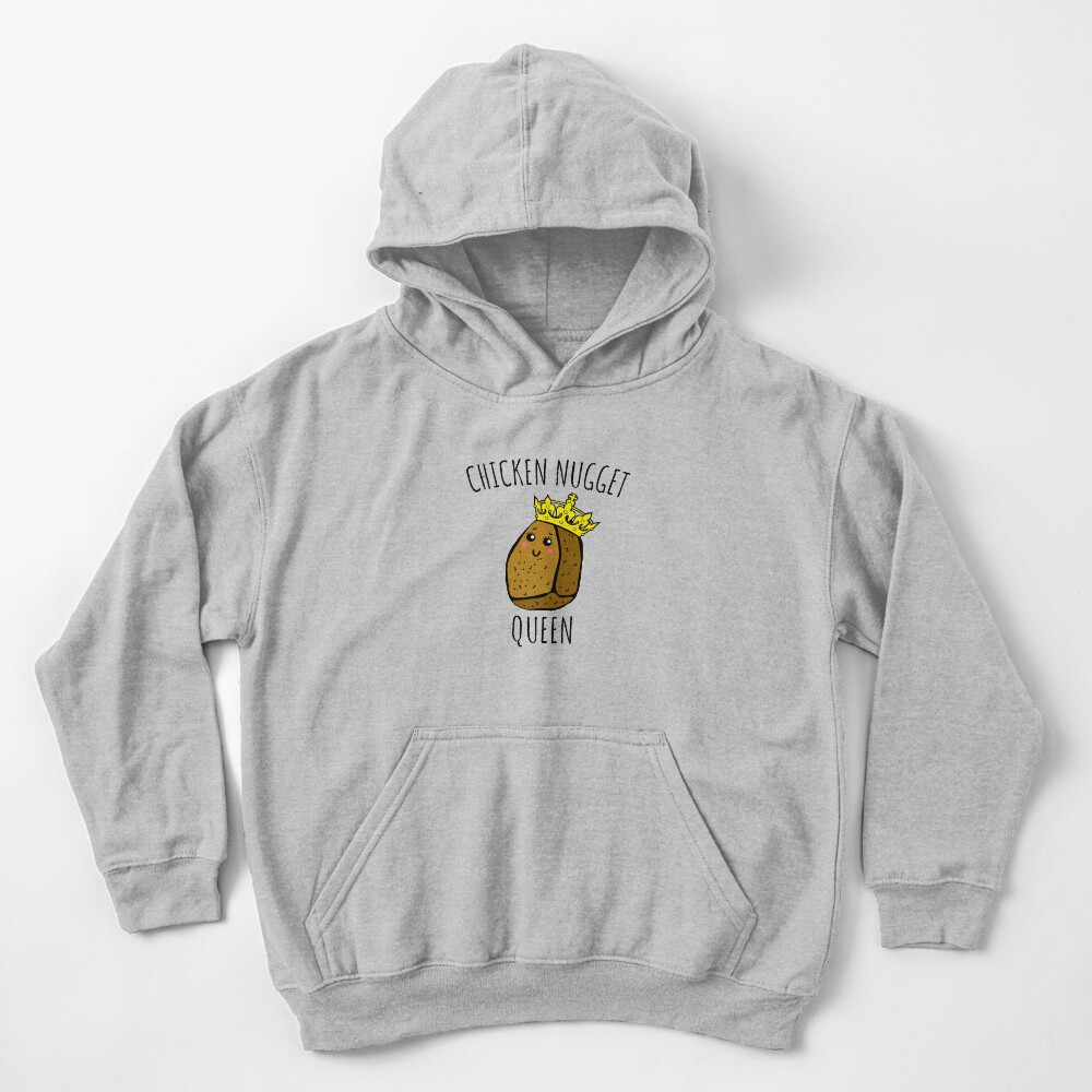 Chicken Nugget Queen - Nuggets gift Kids Pullover Hoodie