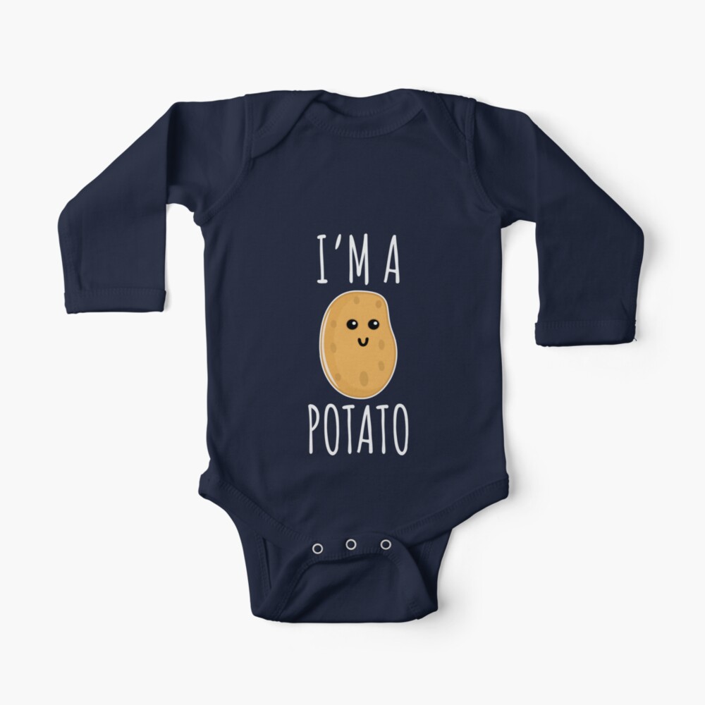 I'm a Potato - Funny Potato gift Baby One-Piece