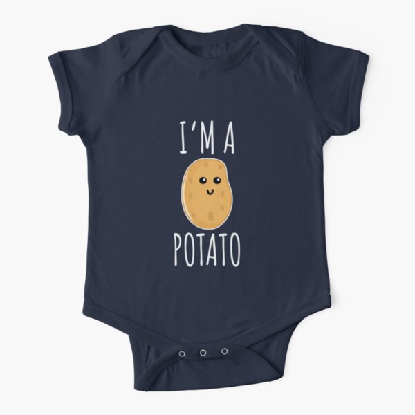 I'm a Potato - Funny Potato gift Short Sleeve Baby One-Piece