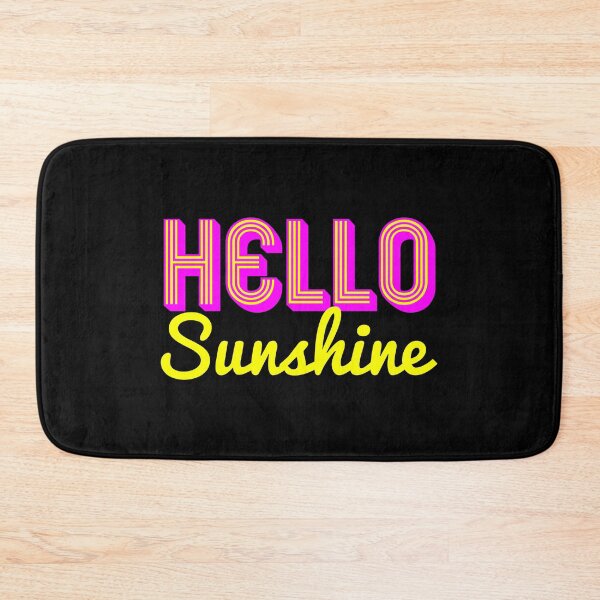 Item preview, Hello Sunshine | Positive Mental Attitude | Bold Inspirational designed and sold by 4wordsmovement.