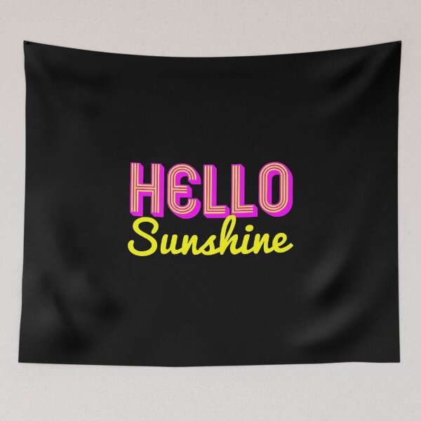 Item preview, Hello Sunshine | Positive Mental Attitude | Bold Inspirational designed and sold by 4wordsmovement.