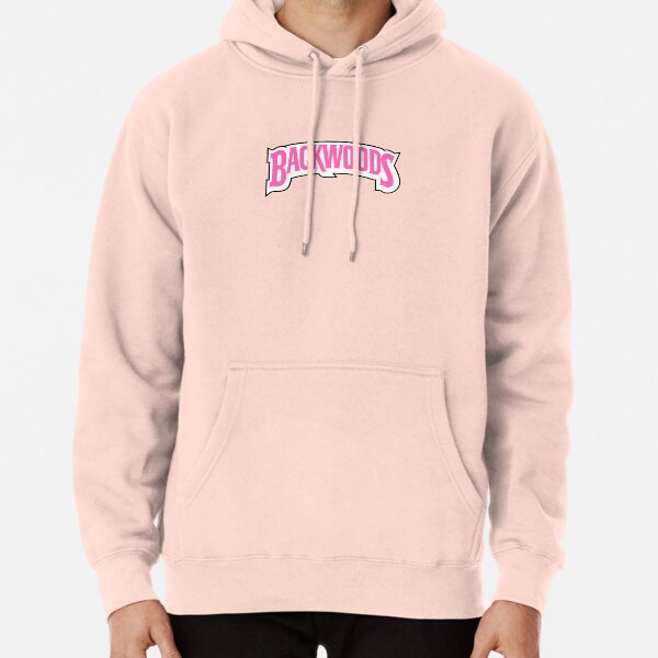 Pink discount backwoods hoodie