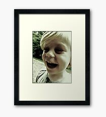 Laughing Framed Print