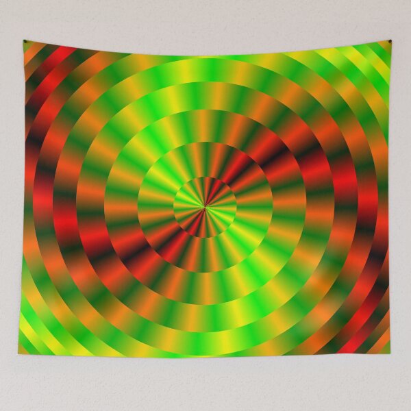 Item preview, Spiral Rings in Red Green Orange and Yellow designed and sold by EyeBogglers.