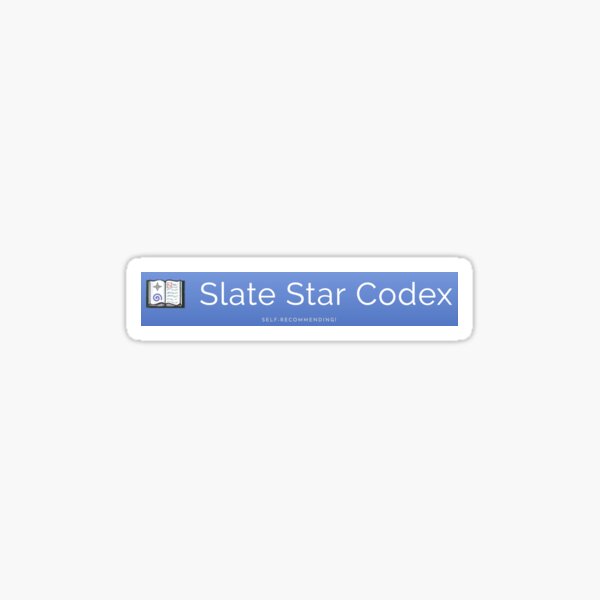 Item preview, Slate Star Codex designed and sold by MakeItSing.