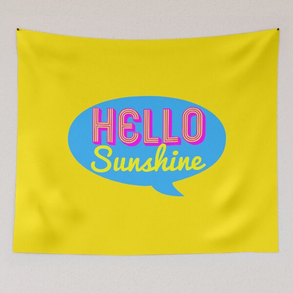 Item preview, Hello Sunshine | Bright Bubble | Positive Mental Attitude - V2 designed and sold by 4wordsmovement.