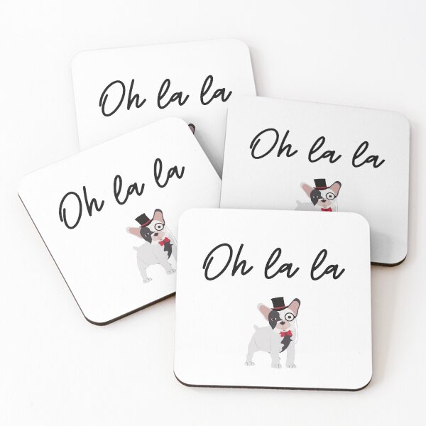 Item preview, Oh dear !!! Frenchie French Bulldog with hat and monocle cute oh la la designed and sold by Mars Babe.