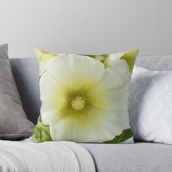 Item preview, Alcea rosea  'Halo White'  Hollyhock  Halo Series designed and sold by Chris Burrows.