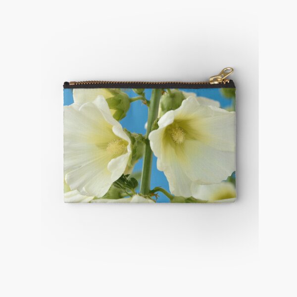 Item preview, Alcea rosea 'Halo White' Hollyhock Halo Series designed and sold by Chris Burrows.