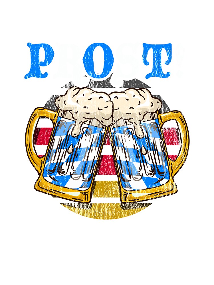 Prost Oktoberfest Bier Saufen Bayern Wiesn Graphic Baby One Piece By Binutz Redbubble