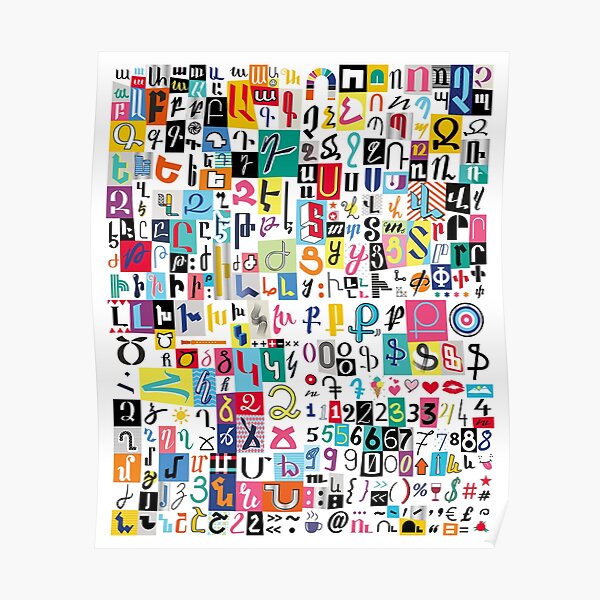 Zanazan Armenian Letters Poster