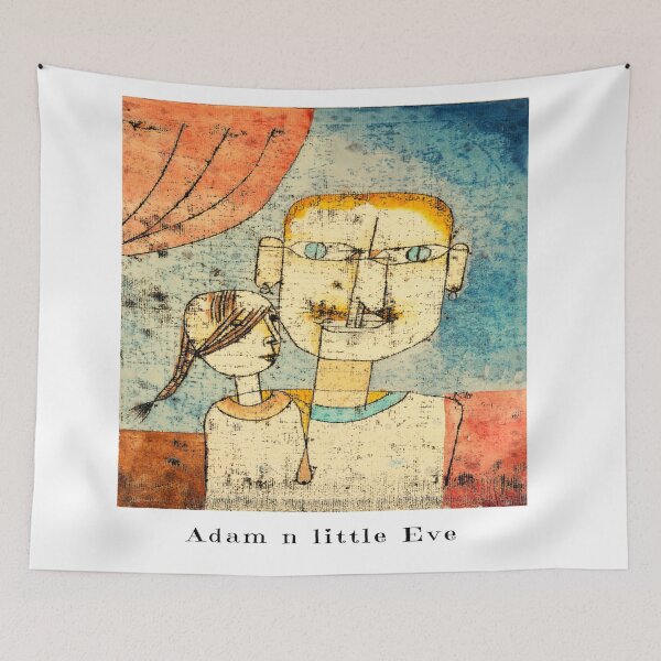 Item preview, Paul Klee Art t-shirt Adam n little Eve 1921 designed and sold by AvantGardeArt52.