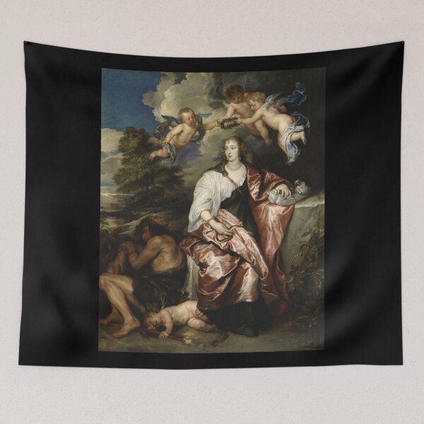 Item preview, Anthony van Dyck - Portrait of Venetia - Circa 1633 - Oil on Canvas designed and sold by CrankyOldDude.