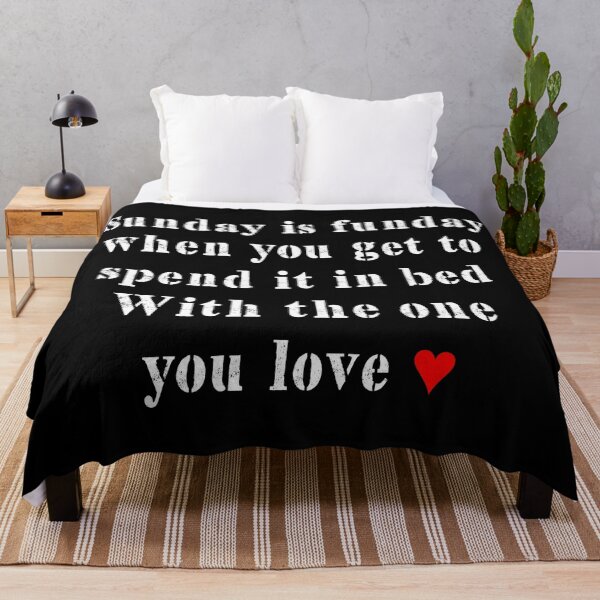 Item preview, Sunday is funday, spend it in bed designed and sold by Andy Renard.