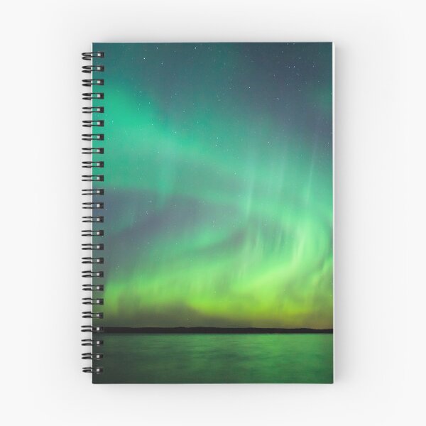 Item preview, Northern lights over lake in Finland designed and sold by Juhku.
