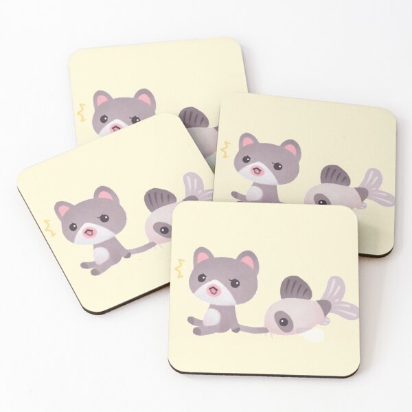 Item preview, Cat and catfish designed and sold by pikaole.