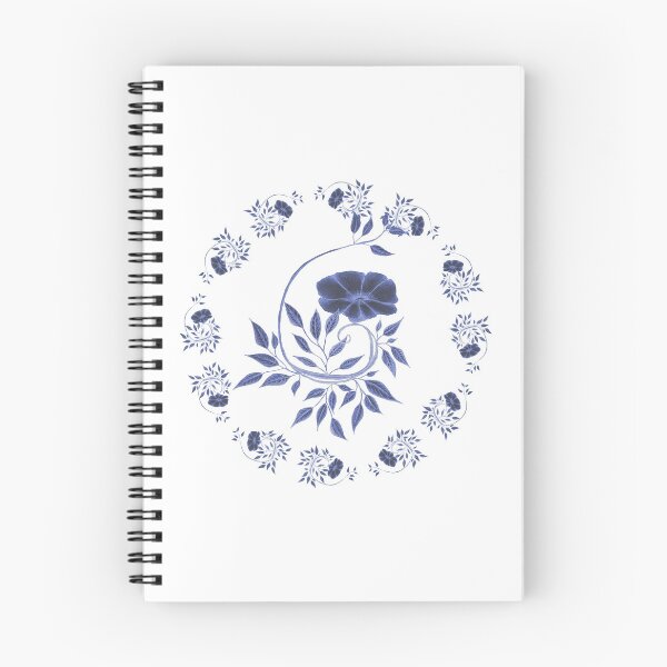 Item preview, Flower in blue designed and sold by maderdaniel.