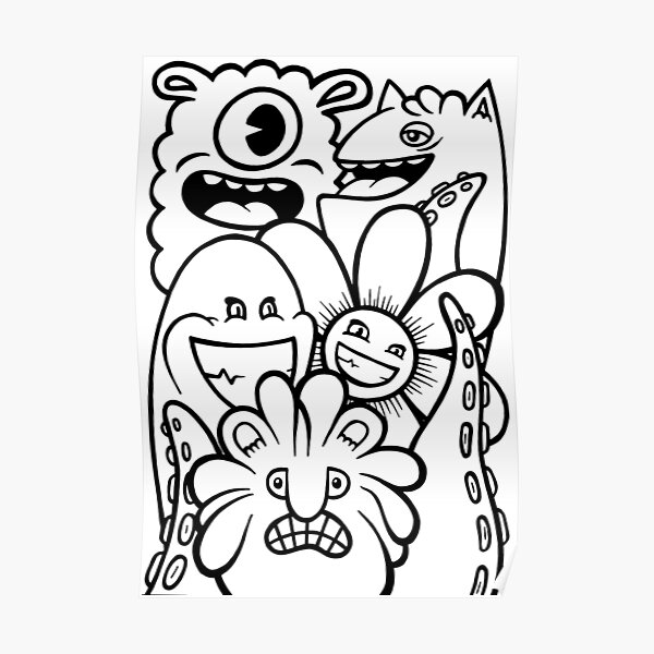 75 Vexx Doodles Coloring Pages  Free