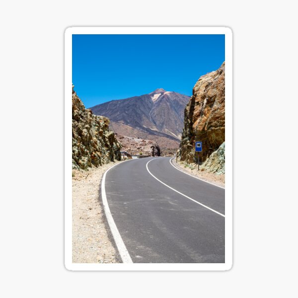 Road to Teide Sticker
