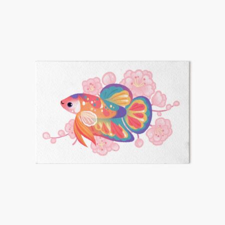 Koi betta Art Board Print