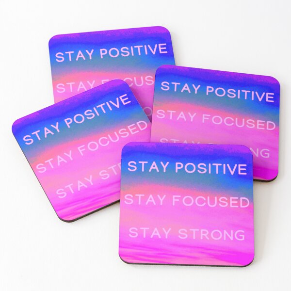 Item preview, Positive affirmations- Stay Positive Stay Focused Stay Strong  designed and sold by GypsyBelle42.
