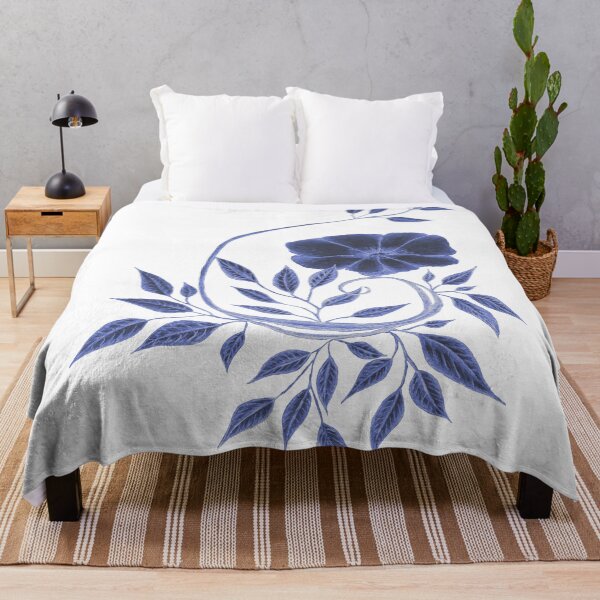 Item preview, Flower in Blue designed and sold by maderdaniel.