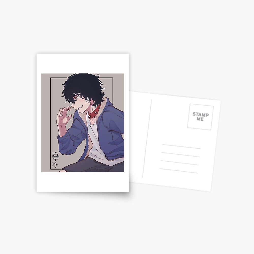 Dark Anime Boy Postcard for Sale by UraniusMaximus