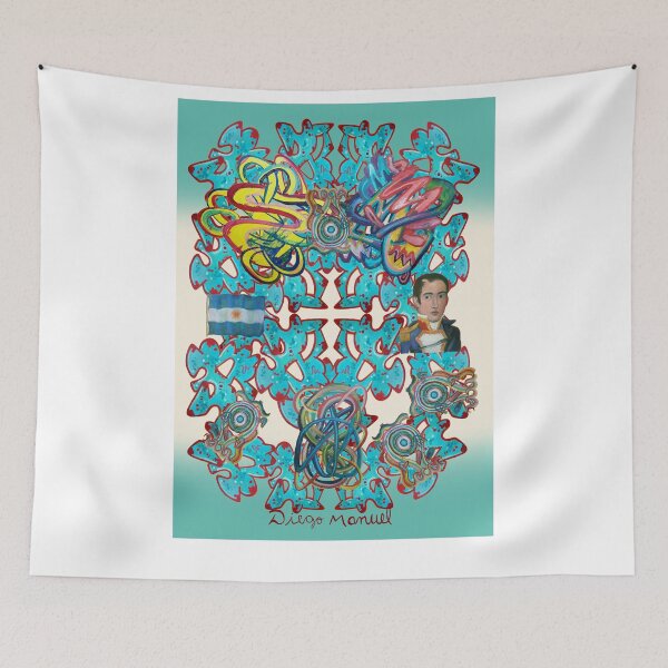 Item preview, Composition with argentinian flag and Belgrano designed and sold by Diego Manuel Rodriguez.