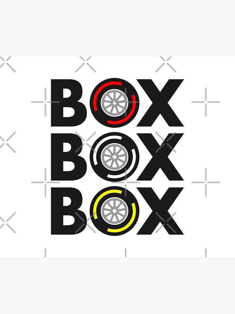 "Box Box Box" F1 Tyre Compound Design by davidspeed