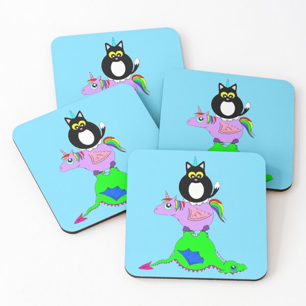 Item preview, Kittycorn, unicorn and dragon tower designed and sold by Melanie Jeyakkumar.