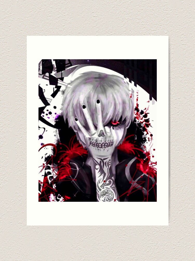 Tokyo Ghoul Kaneki Ken Art Print By Iconworks Redbubble