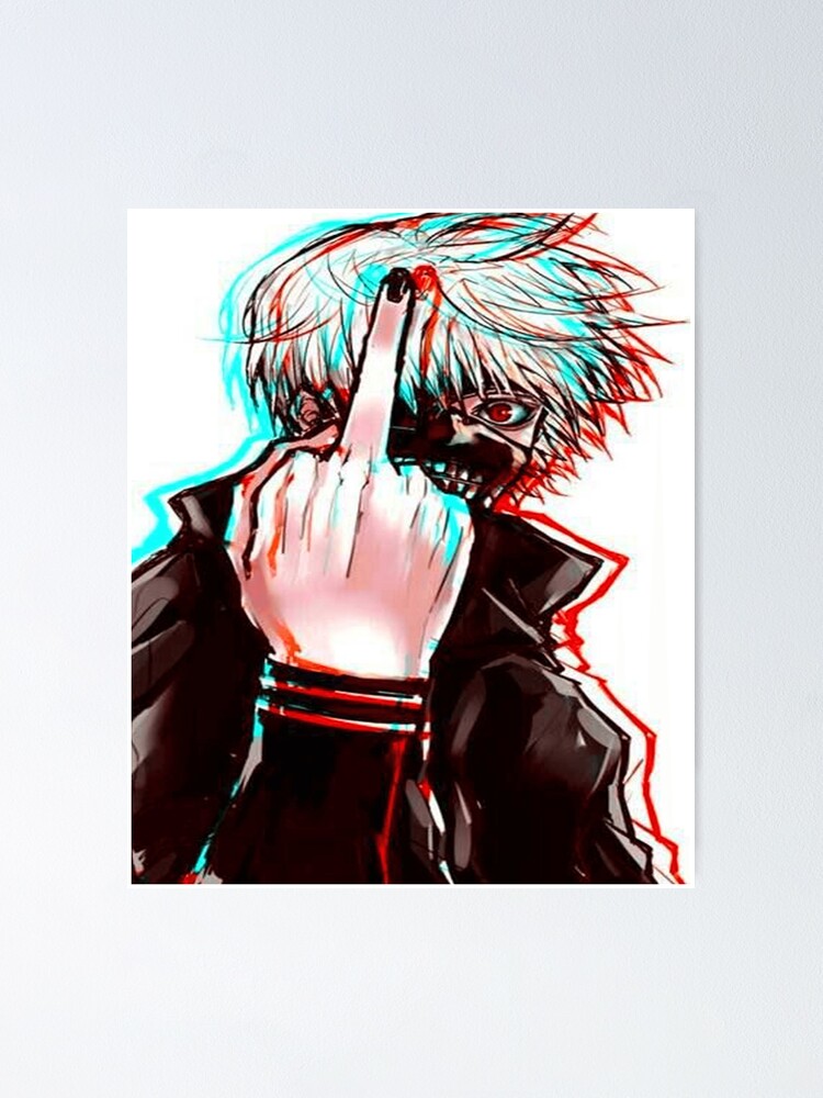 Tokyo Ghoul Kaneki Ken Poster By Iconworks Redbubble