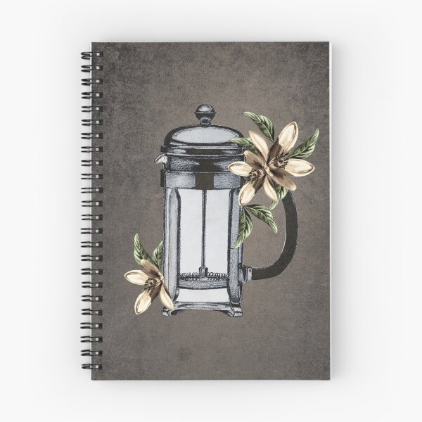 Artikelvorschau, Botanical French Press entworfen und verkauft von Natalie Hancock.