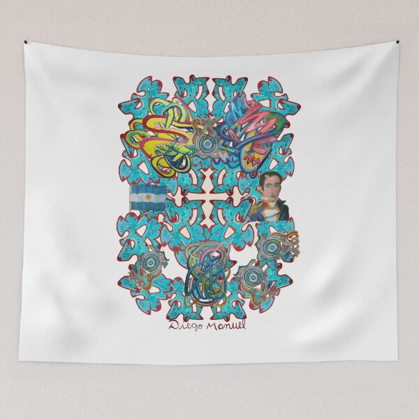 Item preview, Composition with argentinian flag and Belgrano designed and sold by Diego Manuel Rodriguez.