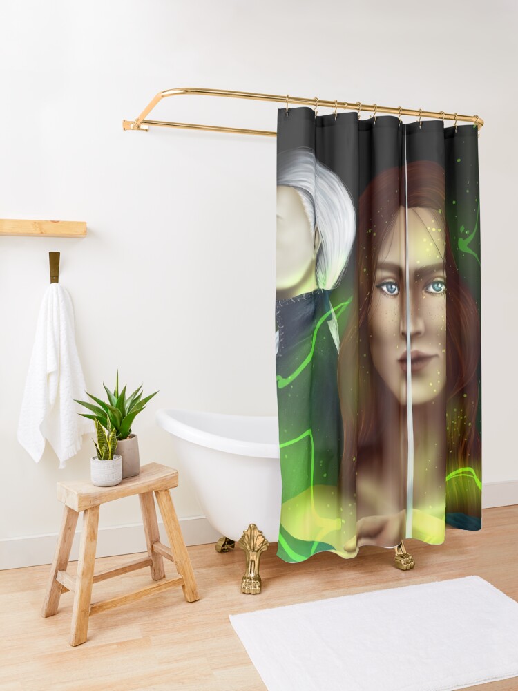 Alternate view of Sorcery of Thorns Shower Curtain