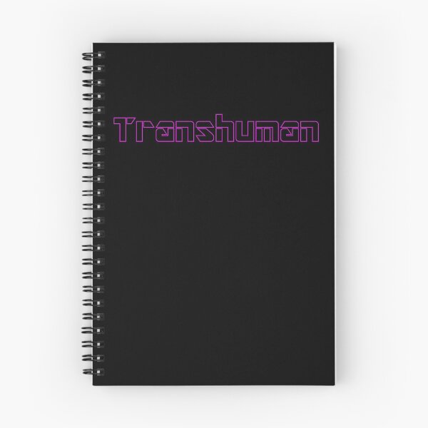 Item preview, Transhuman Purple Outline on Black Background designed and sold by GenerationByte.