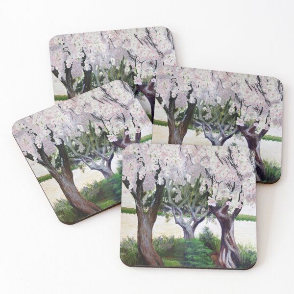 Item preview, Almond flowering trees designed and sold by evafriese015.