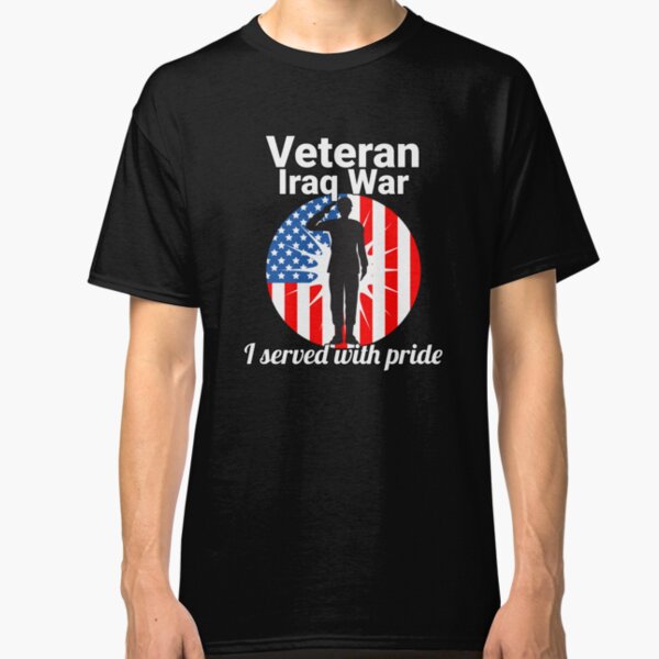 Iraq Veteran With American Flag Operation Iraqi Freedom High Top Classic Canvas Fashion Sneaker Casual Walking Shoes