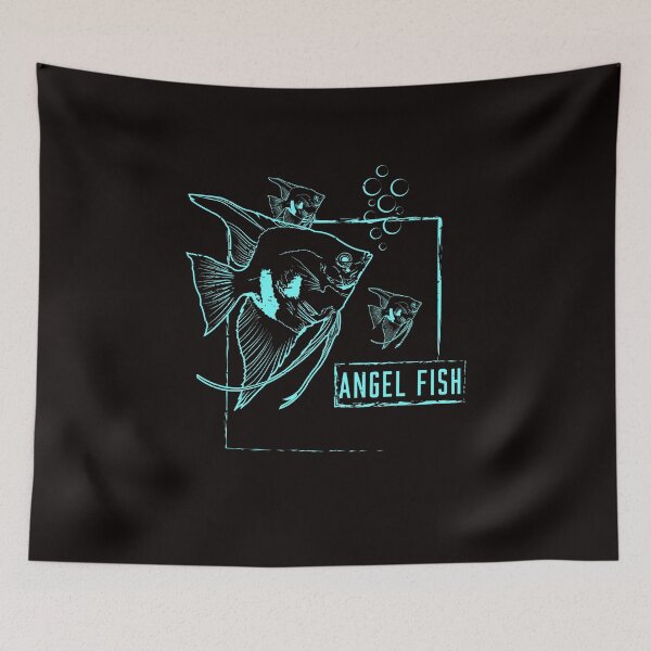 Item preview, Angel fishing fish aquarium designed and sold by torlei565.