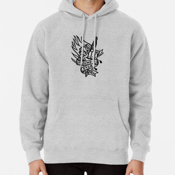 Dagger and Heart - Black Pullover Hoodie