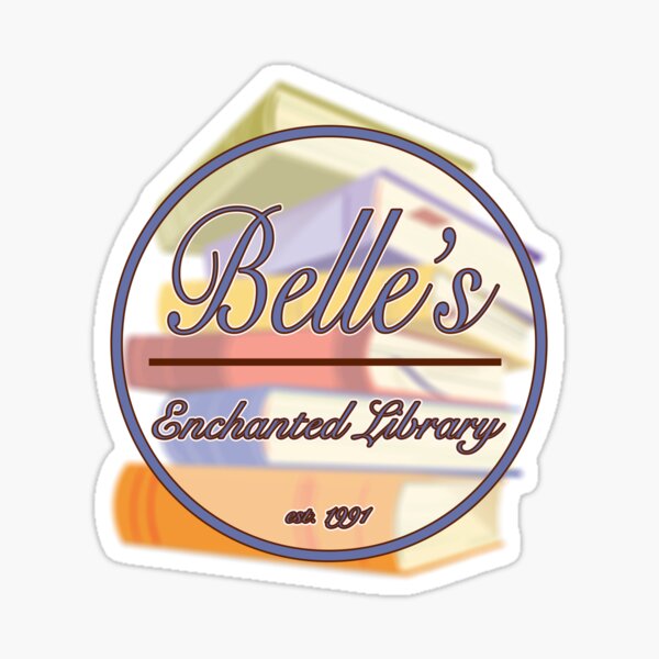 Belle's Library Sticker
