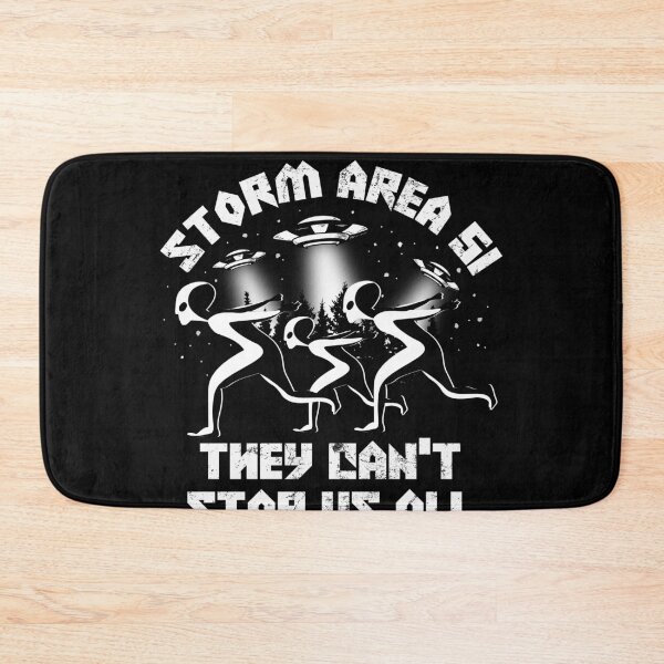 Item preview, Storm Area 51 Shirt - They Can't Stop Us All Aliens Running UFO standing T-shirt Men Women  designed and sold by Dolphin Graphic.