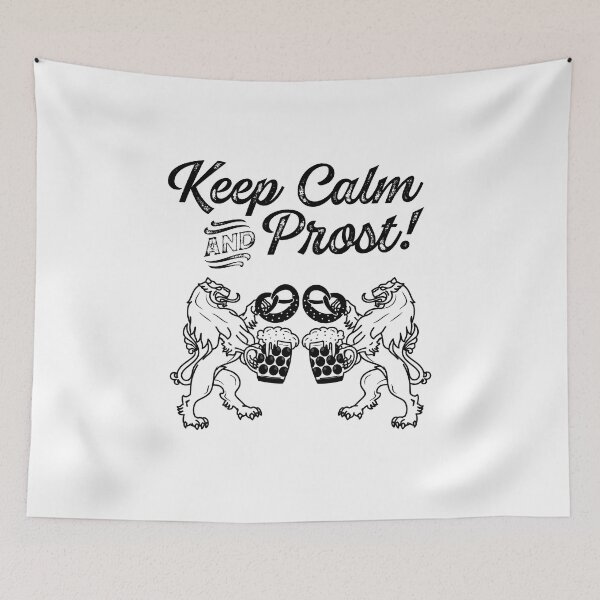 Item preview, KEEP CALM Bavarian Lions designed and sold by catsandmore.