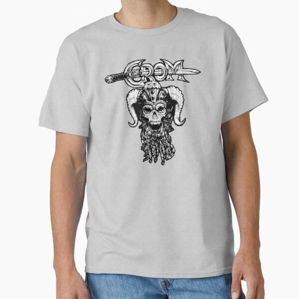 Vista previa del artículo con la obra «Crom (impresión oscura)», diseñado y vendido por Lost In Shirts.