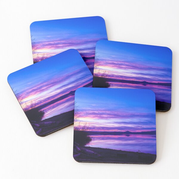 Item preview, Purple Contrast Sunset at Lake Quinault designed and sold by KatTalbolt.