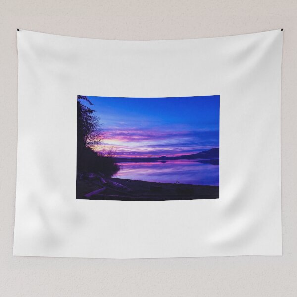 Item preview, Purple Contrast Sunset at Lake Quinault designed and sold by KatTalbolt.