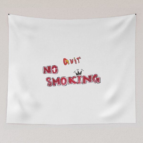 Item preview, No smoking handwritten illustration || no smoking sticker   designed and sold by KARTICK DUTTA.