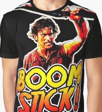 Boom Stick Asche Grafik T-Shirt