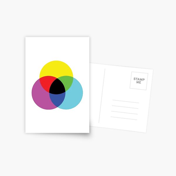 #OpArt #OpticalArt #Circle, #colorfulness, design, illustration, art, shape, color, image, separation Postcard