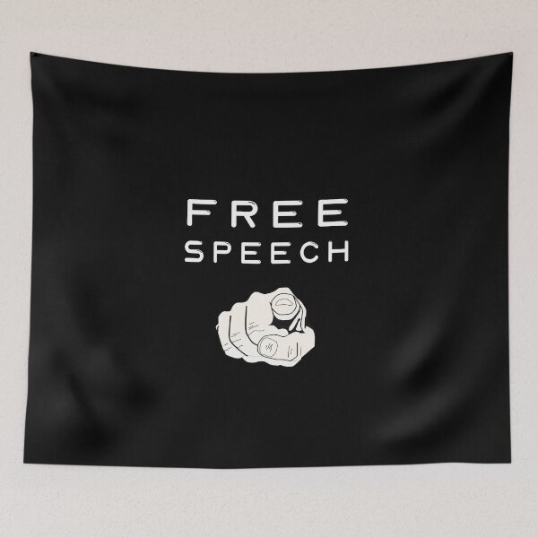 Item preview, FREE SPEECH designed and sold by TheaDesign.